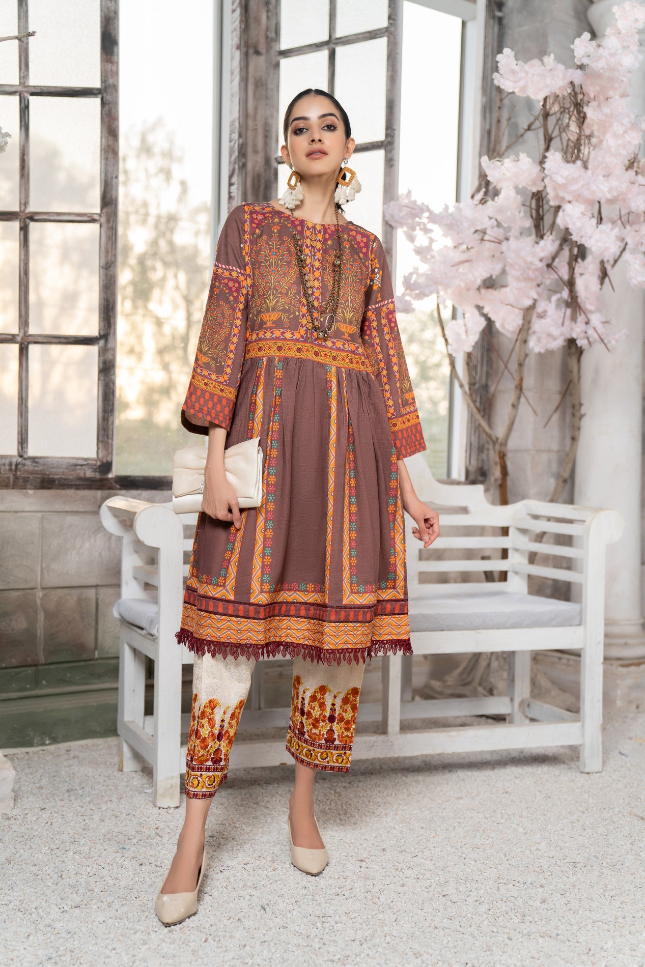 Ready To Wear 2 Pcs WInter Khadar Dress by AABPARA 08