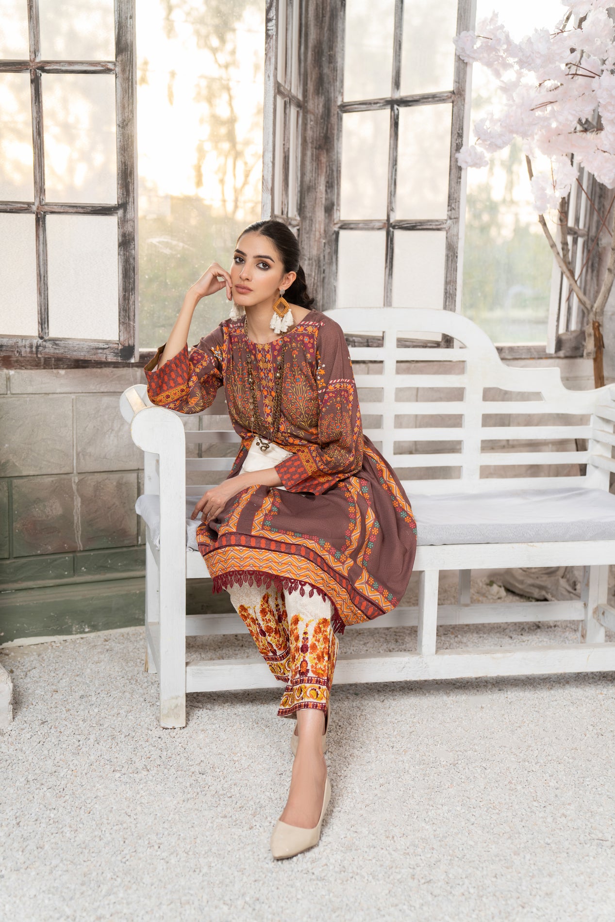 Ready To Wear 2 Pcs WInter Khadar Dress by AABPARA 08