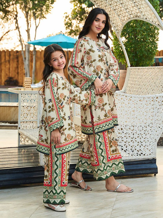 Together by Mona Winter Twill Mother & Daughter Co-Ord Set TM6