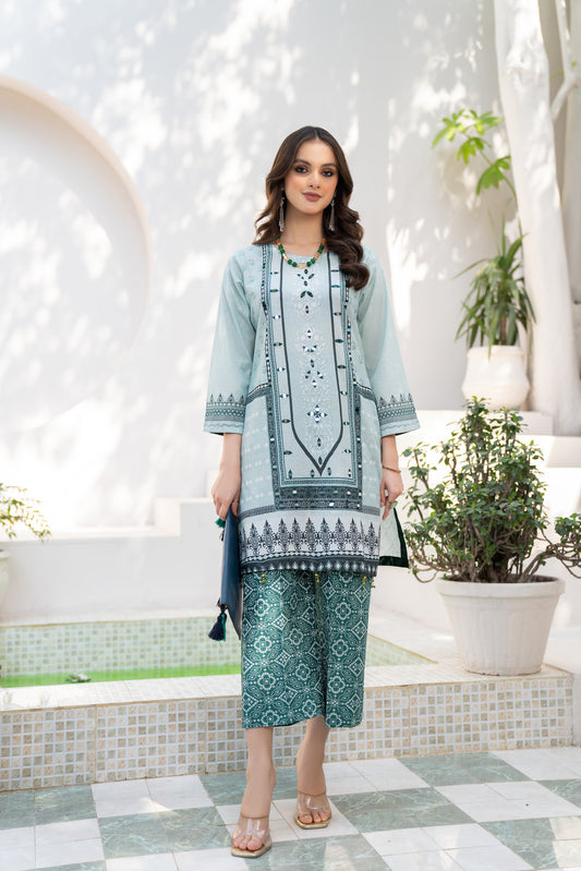 Zaiwa Embroidered Lawn ZC08