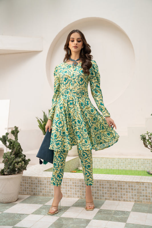 Zaiwa Embroidered Lawn ZC11