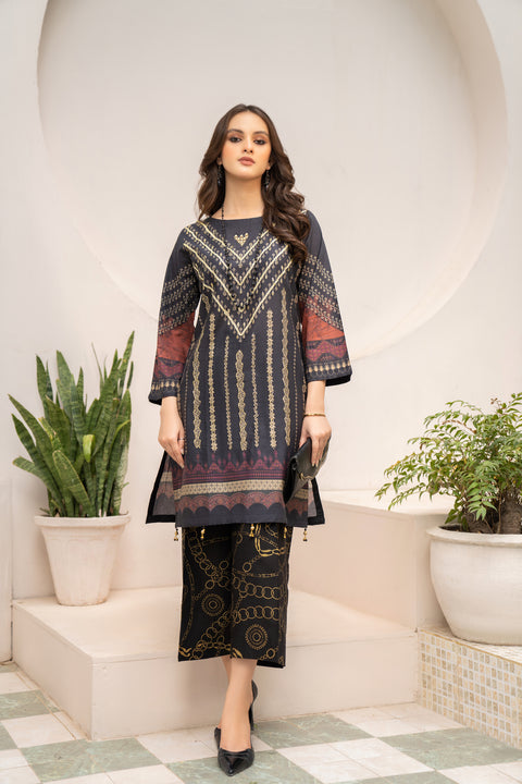 Zaiwa Embroidered Lawn ZC12