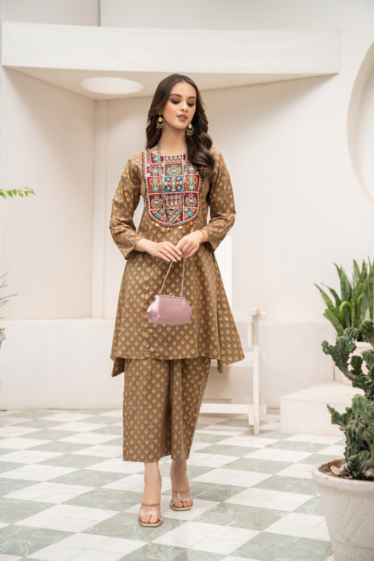 Zaiwa Embroidered Lawn ZC02