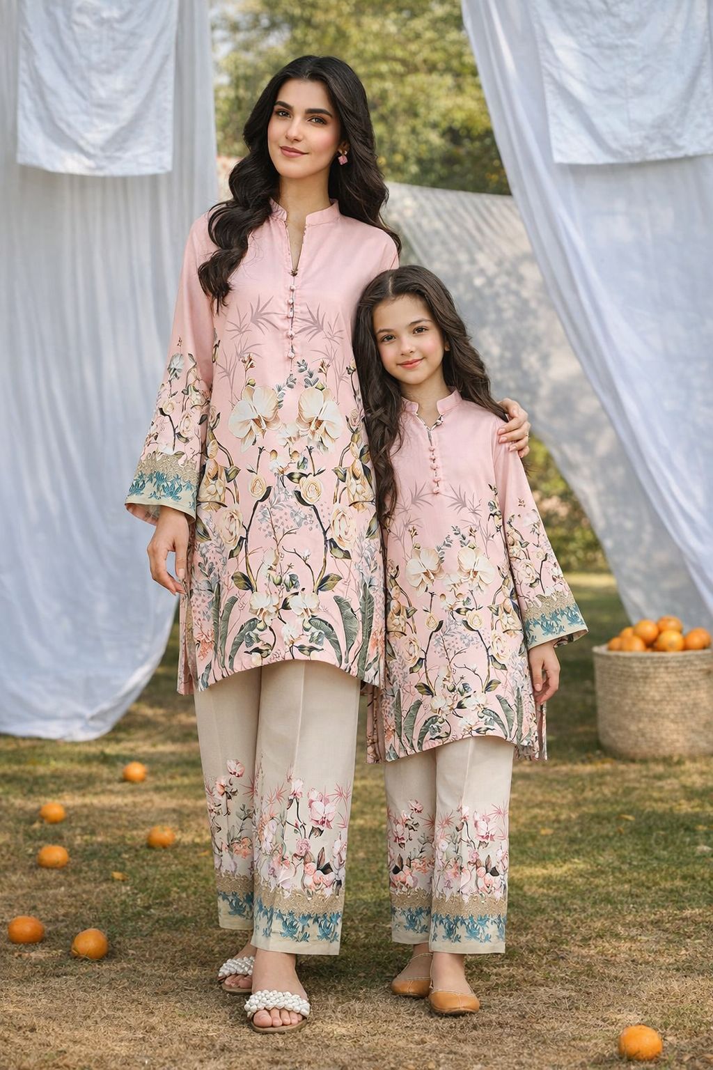 Together by Mona Winter Twill Mother & Daughter Co-Ord Set TM1