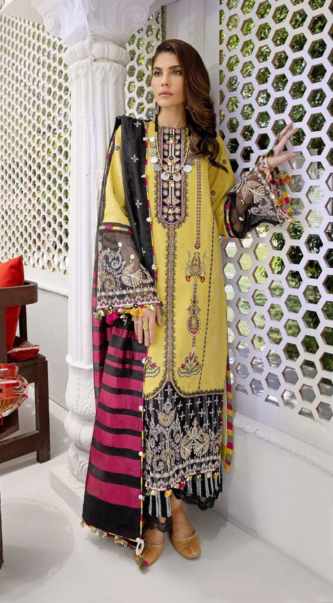 Luxury Ready to Wear Embroidered Lawn Collection by Anaya 03
