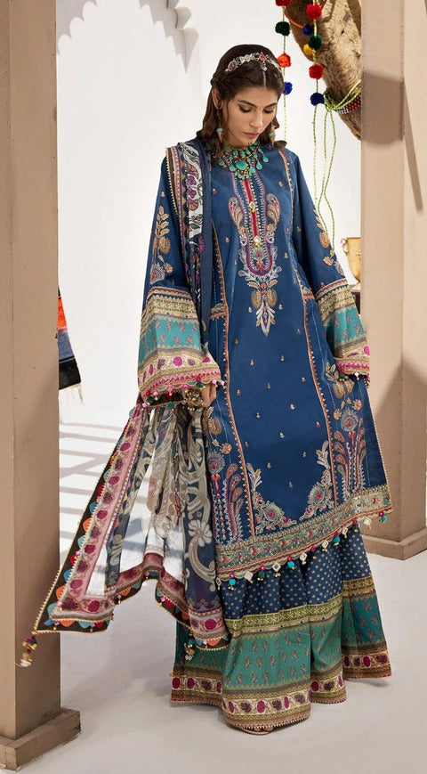 Luxury Ready to Wear Embroidered Lawn Collection by Anaya 04