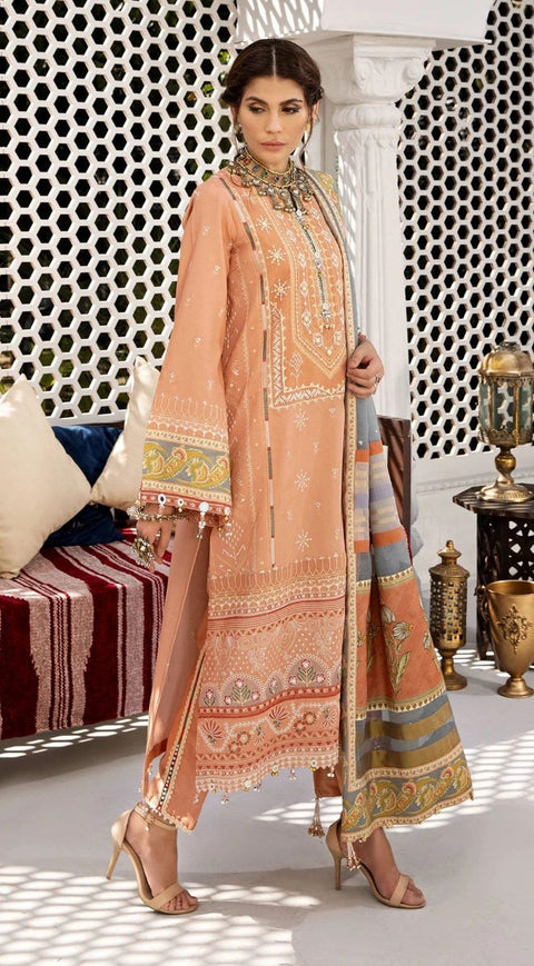 Luxury Ready to Wear Embroidered Lawn Collection by Anaya 08
