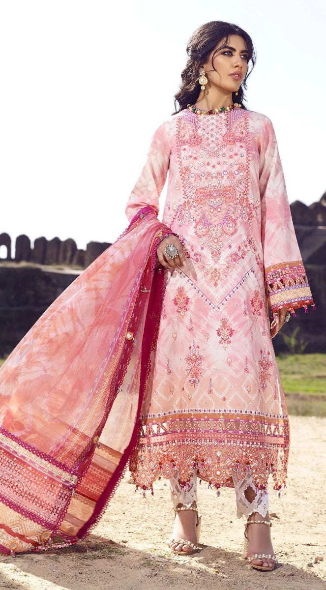 Anaya by Kiran Chaudhry Virsa Lawn  Ready to Wear Eid Collection 06