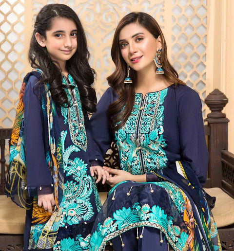 Kids Lawn Embroidered Ready to Wear Collection by Simrans 01