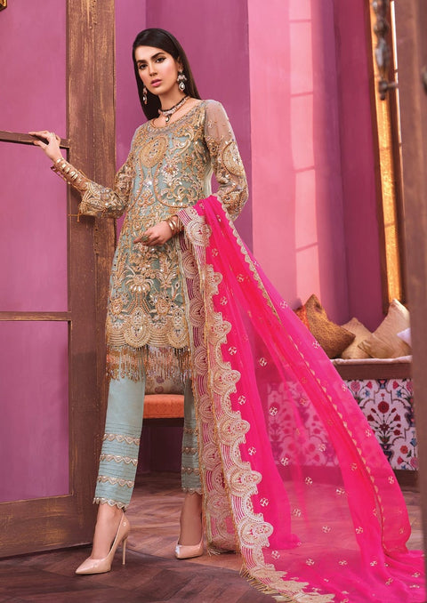 Luxury Chiffon Embroidered Collection by Simrans 09