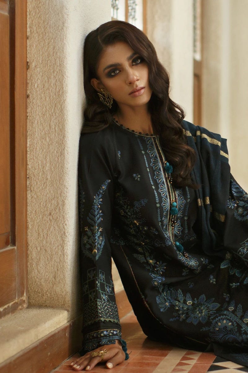 Winter Khadar Ready to Wear Embroidered Collection by Baroque 10