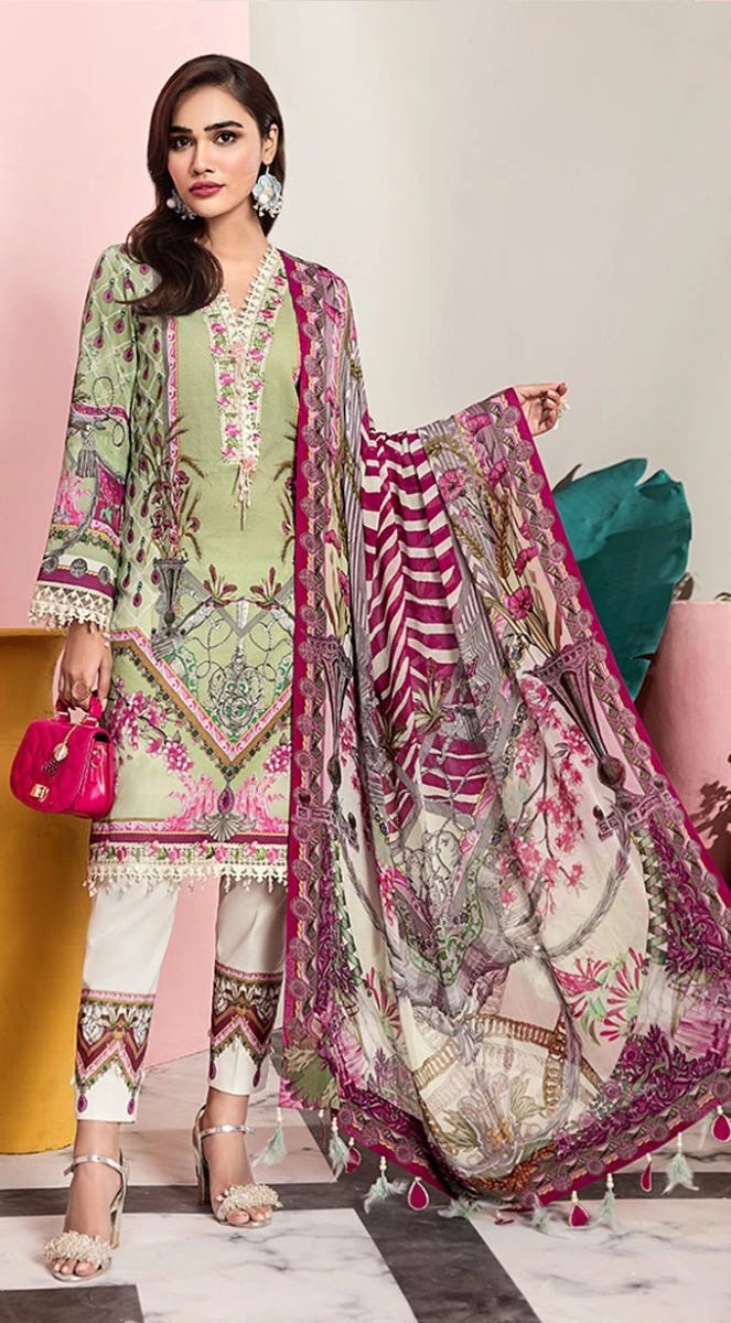 Luxury Ready to Wear Viva Lawn Collection of Anaya by Kiran Chaudhry 5B