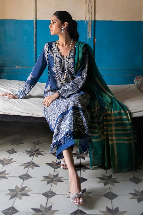 Sana Safinaz Muzlin Ready to Wear Embroidered Lawn Collection 10A