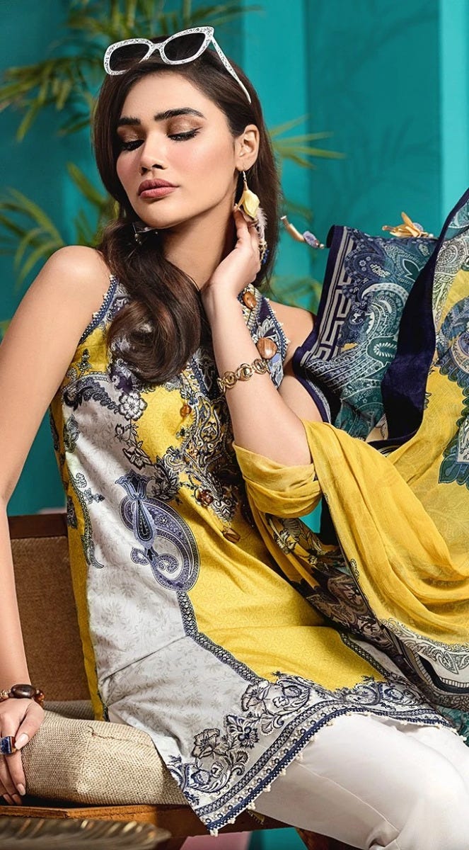 Luxury Ready to Wear Viva Lawn Collection of Anaya by Kiran Chaudhry 6A