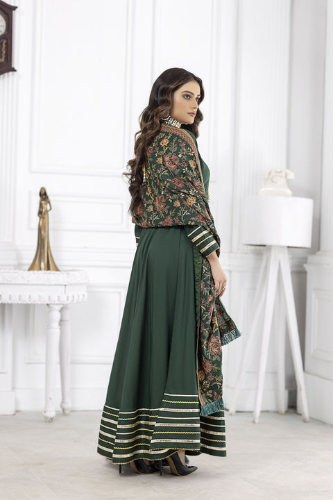 ZOYA LAKHANI Winter Linen Embroidered Dress 05