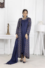 ZOYA LAKHANI Winter Linen Embroidered Dress 01