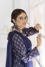 ZOYA LAKHANI Winter Linen Embroidered Dress 01