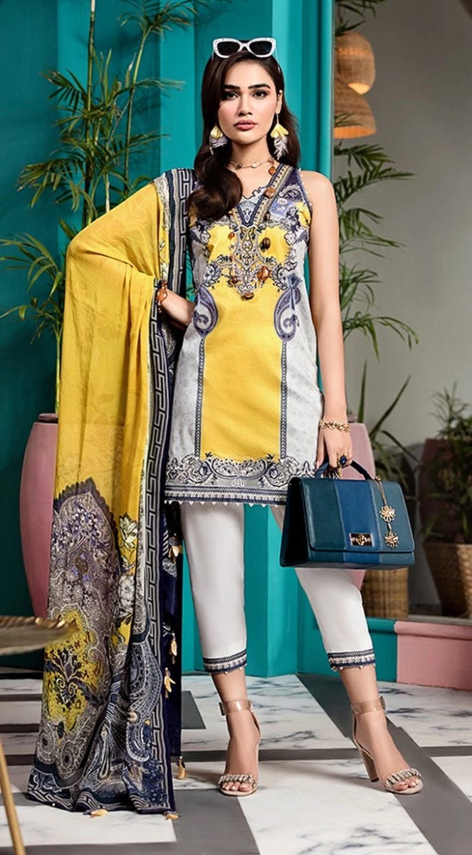 Luxury Ready to Wear Viva Lawn Collection of Anaya by Kiran Chaudhry 6A