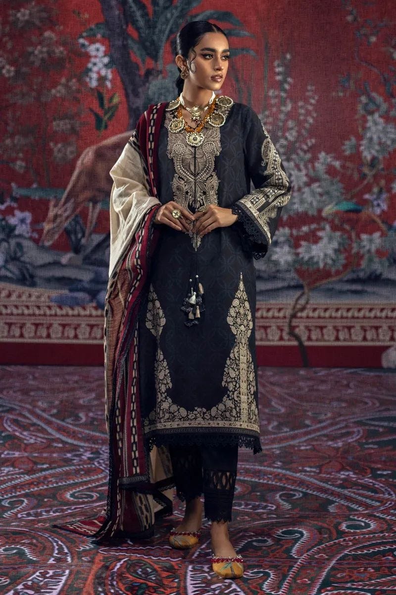 Sana Safinaz Mahay Ready to Wear 3 Pcs Winter Collection 15A