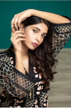 Semi Formal Organza Embroidered Dress by Simrans 02