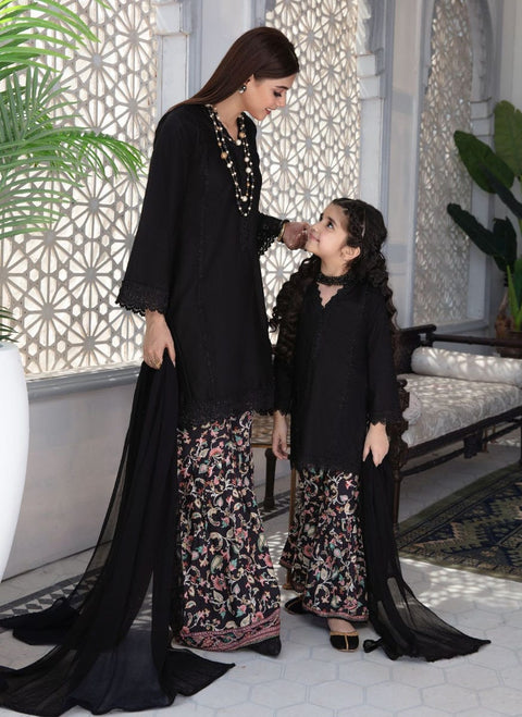 Kids Floral Lawn Ready to Wear 3 Pcs Dress by Simrans 06