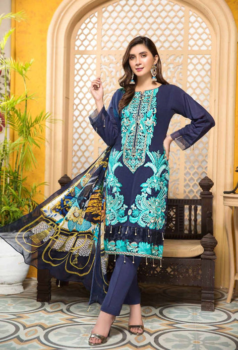 Lawn Embroidered Ready to Wear Collection by Simrans 01