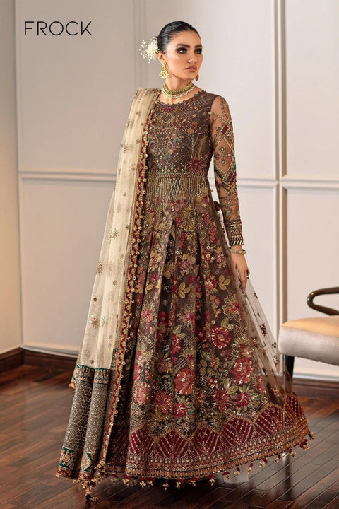 BAROQUE Chantelle Luxury Embroidered Net frock 02