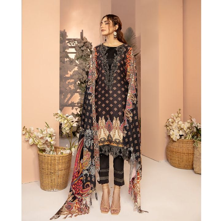 Winter Ready to Wear 3 Pcs Dress by Mona 05