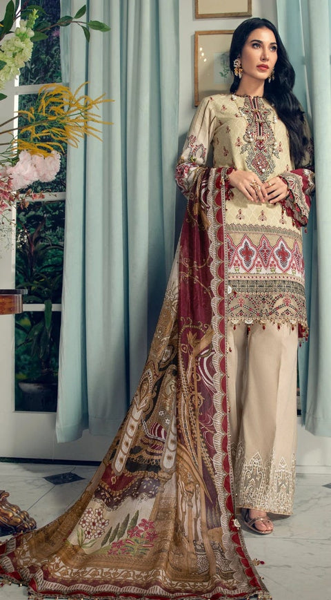 Luxury Lawn Ready to Wear 3 Pcs Dress of Anaya by Kiran Chaudhry 6B
