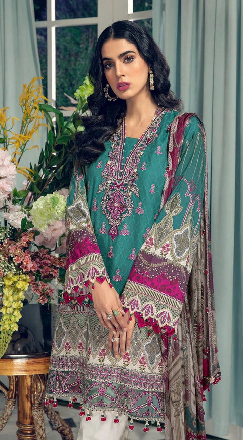 Luxury Lawn Ready to Wear 3 Pcs Dress of Anaya by Kiran Chaudhry 6A
