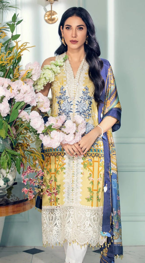 Luxury Lawn Ready to Wear 3 Pcs Dress of Anaya by Kiran Chaudhry 2A