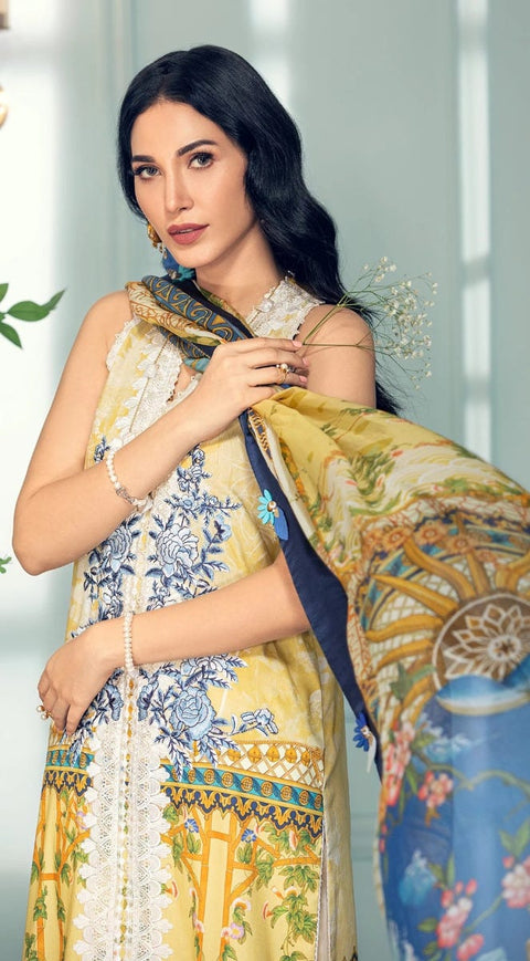 Luxury Lawn Ready to Wear 3 Pcs Dress of Anaya by Kiran Chaudhry 2A