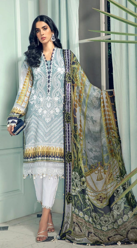 Luxury Lawn Ready to Wear 3 Pcs Dress of Anaya by Kiran Chaudhry 07A