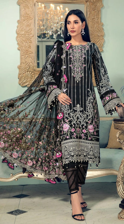 Luxury Lawn Ready to Wear 3 Pcs Dress of Anaya by Kiran Chaudhry 3A