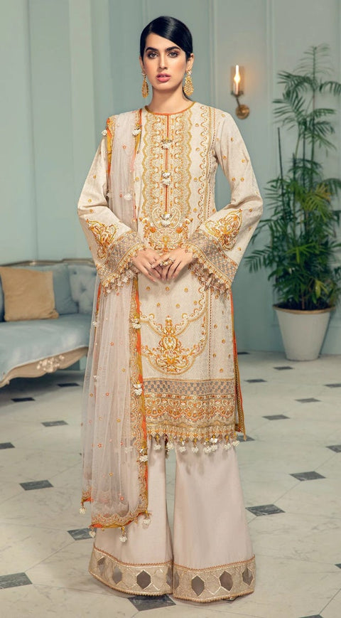 Luxury Lawn Ready to Wear 3 Pcs Dress of Anaya by Kiran Chaudhry 5B