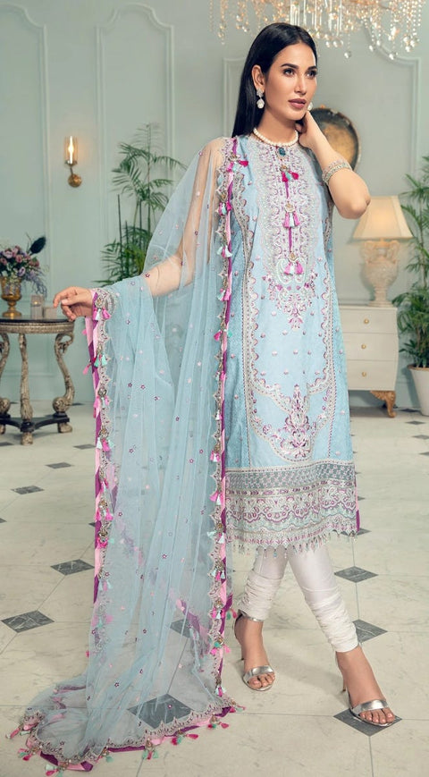 Luxury Lawn Ready to Wear 3 Pcs Dress of Anaya by Kiran Chaudhry 5A