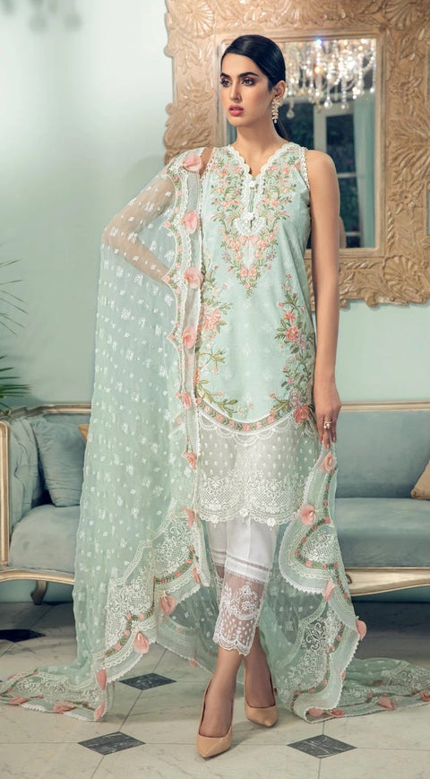 Luxury Ready to Wear Lawn 3 Pcs Dress of Anaya by Kiran Chaudhry 8B