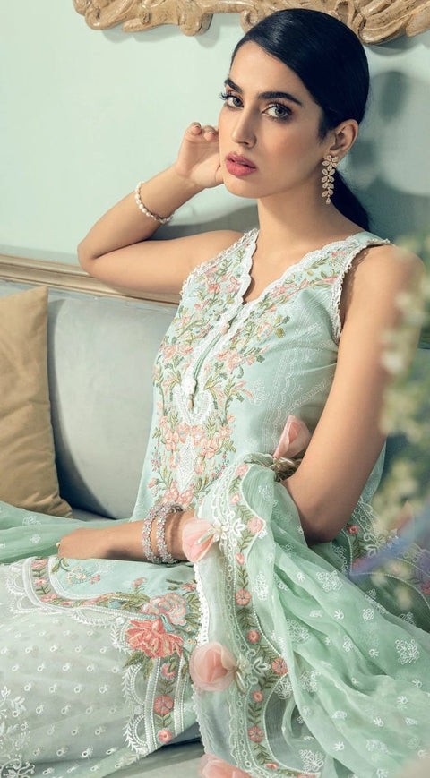 Luxury Ready to Wear Lawn 3 Pcs Dress of Anaya by Kiran Chaudhry 8B