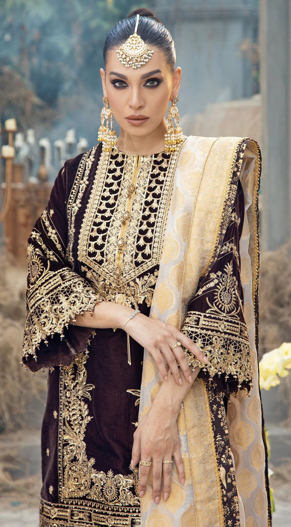 Anaya Ready to Wear Velvet Dress 03