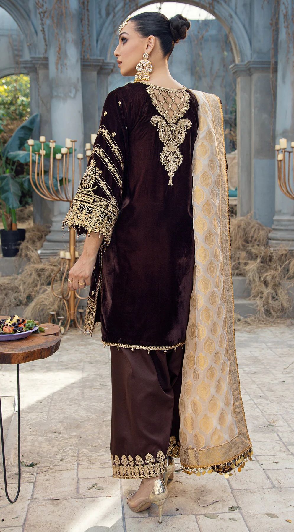 Anaya Ready to Wear Velvet Dress 03