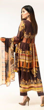 Ready to Wear Linen Embroidered Dress by Zaiwa 03