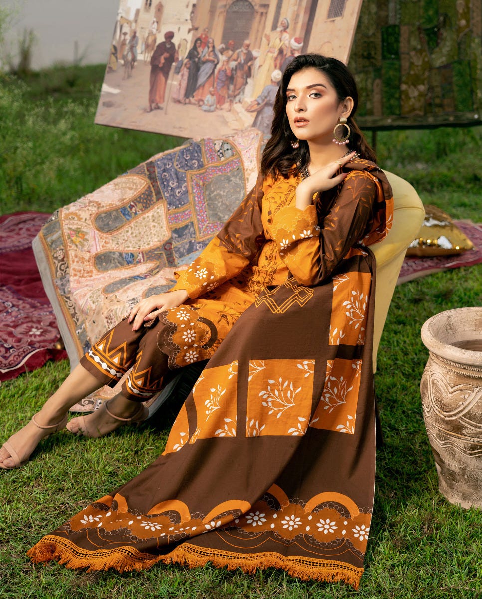 Winter Ready to Wear Digital khaddar Dress by Noorma Kaamal 06