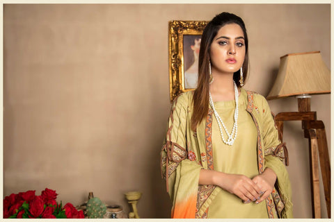 Festive Ready to Wear Embroidered lawn Dress by Simrans 03