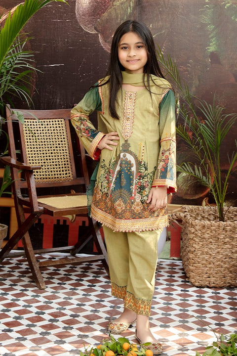 Girls Lawn Ready to Wear 3 Pcs Collection by Mona 01