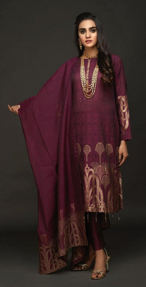 Jacquard Ready to Wear Dress by Salitex