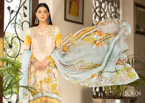Ready to Wear 3 Pcs Embroidered Lawn Collection 04