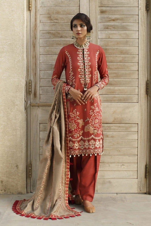 Winter Khadar Ready to Wear Embroidered Collection by Baroque 04