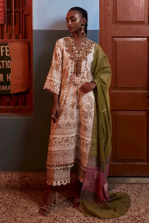Sana Safinaz Muzlin Ready to Wear Embroidered Lawn Collection 4A