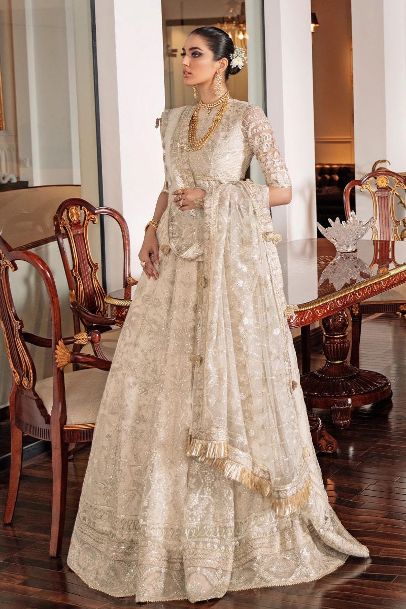 BAROQUE Chantelle Luxury Embroidered Net Lehnga 05