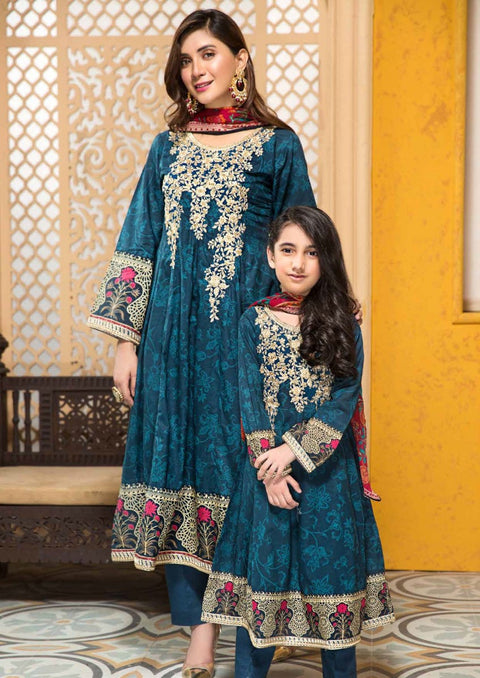 Kids Lawn Embroidered Ready to Wear Collection by Simrans 02